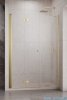 Radaway Nes Brushed Gold DWSB drzwi wnękowe 150cm W4 lewe złoto szczotkowane szkło przejrzyste 10044950-99-01L/10045550-01-01